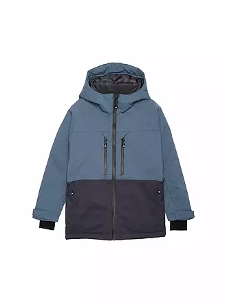 COLOR KIDS | Kinder Skijacke Colorblock | braun