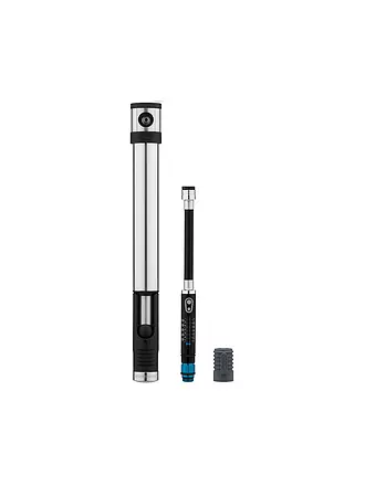 CRANKBROTHERS | Fahrrad Minipumpe Klic HV mit CO2-Adapter+Manometer | 