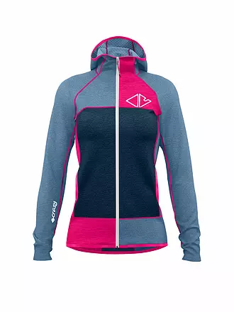 CRAZY | Damen Fleecejacke Pull Resolution | petrol