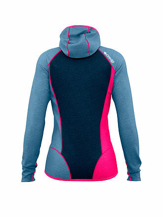 CRAZY | Damen Fleecejacke Pull Resolution | petrol
