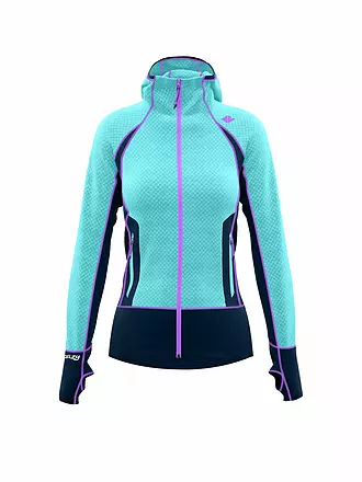 CRAZY | Damen Fleecejacke Pull Resolution | türkis