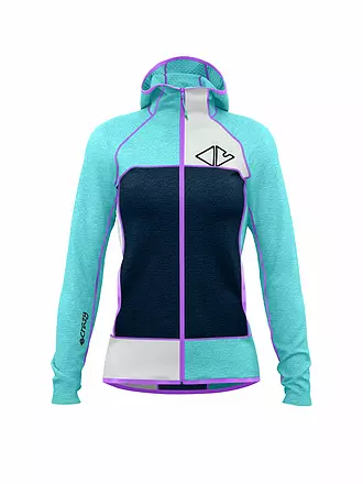 CRAZY | Damen Fleecejacke Pull Resolution | petrol