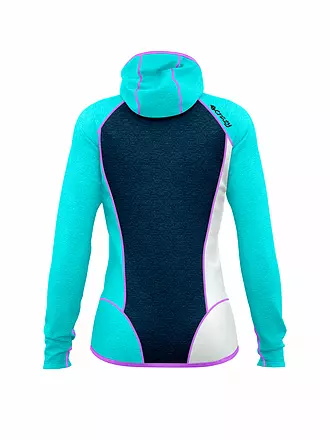 CRAZY | Damen Fleecejacke Pull Resolution | petrol