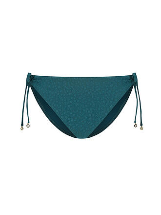 CYELL | Damen Bikinihose Flora Teal | dunkelgrün