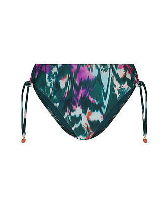 CYELL | Damen Bikinihose Ikat Teal | dunkelgrün