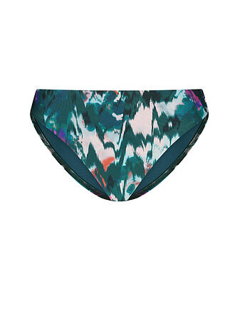 CYELL | Damen Bikinihose Ikat Teal | dunkelgrün