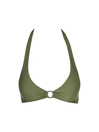 DARLING HARBOUR | Damen Bikinioberteil Neckholder | grün