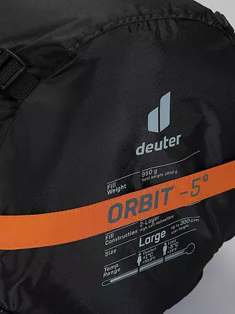 DEUTER | Kunstfaserschlafsack Orbit -5° L | orange
