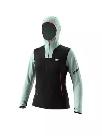 DYNAFIT | Damen Fleecejacke Traverse Polartec Hoodie | schwarz