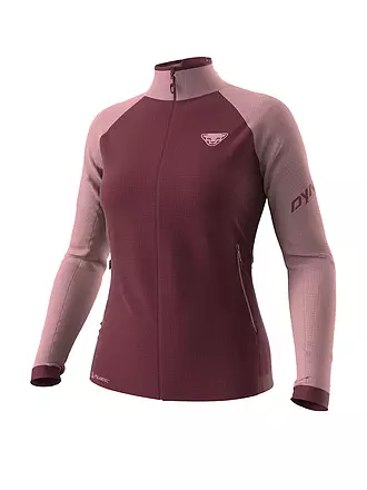 DYNAFIT | Damen Touren Fleecejacke Speed Polartec® Hoodie | dunkelrot