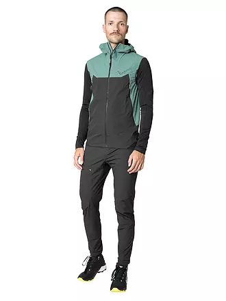 DYNAFIT | Herren Softshellweste Transalper DST Hoodie | petrol