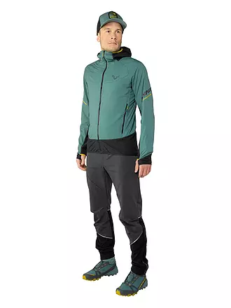 DYNAFIT | Herren Touren Softshelljacke Mezzalama Polartec® Alpha® Hoodie | hellblau