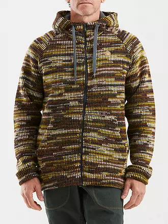 E9 | Herren Fleecejacke Happy Woolmix Hoodie | braun