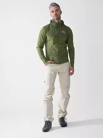 E9 | Herren Fleecejacke Zeta Hoodie | dunkelgrün