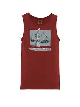 E9 | Herren Klettertank Caffee | rot