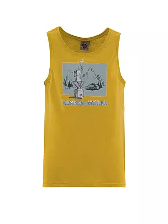 E9 | Herren Klettertank Caffee | senf