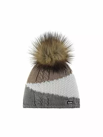 EISBÄR | Damen Haube Eden Lux Cristal | hellbraun