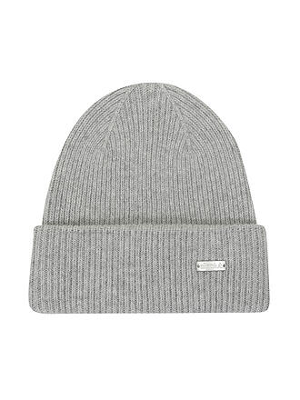 EISGLUT | Damen Haube Claribelle Cashmere | hellgrau