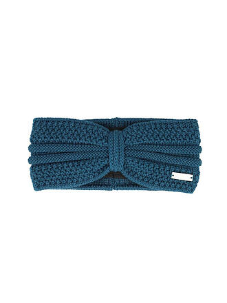 EISGLUT | Damen Stirnband Esmeralda Merino | blau