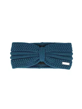 EISGLUT | Damen Stirnband Esmeralda Merino | blau