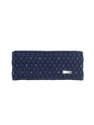EISGLUT | Damen Stirnband Samira Crystal | dunkelblau