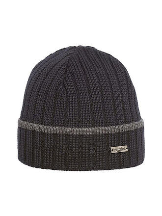 EISGLUT | Herren Mütze Fisher Merino | dunkelblau