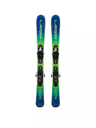 ELAN | Jugendski Set JETT Jrs U-Flex (130) + EL 7.5 GW | grün