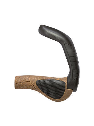ERGON | Fahrradgriffe GP5 BioKork | schwarz