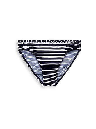 ESPRIT | Damen Bikini Slip mit Streifen | blau