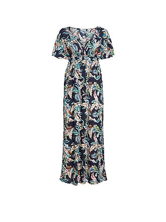 ESPRIT | Damen Kleid mit Tropcial-Print aus LENZING™ ECOVERO™ | blau