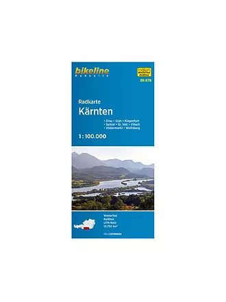 ESTERBAUER | Wanderkarte Bikeline-Radkarte Kärnten 1:100.000 | keine Farbe