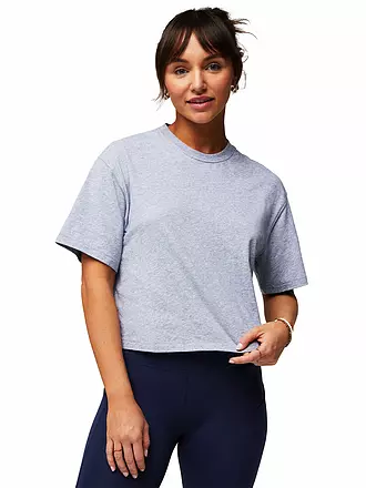 FABLETICS | Damen Fitnessshirt Boxy Tee | grau