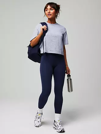 FABLETICS | Damen Fitnessshirt Boxy Tee | grau