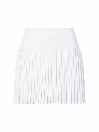 FABLETICS | Damen Fitnessskirt Faltenrock Hot Spot Pleated | weiss
