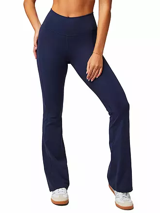 FABLETICS | Damen Fitnesstight High-Waist Oasis Kick Flare | dunkelblau