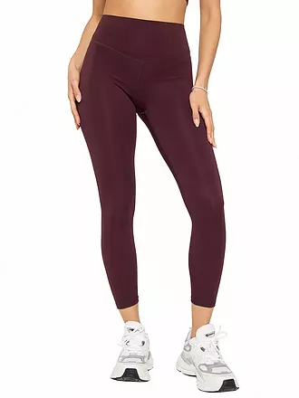 FABLETICS | Damen Fitnesstight PureLuxe High-Waist TLC 7/8 | dunkelrot