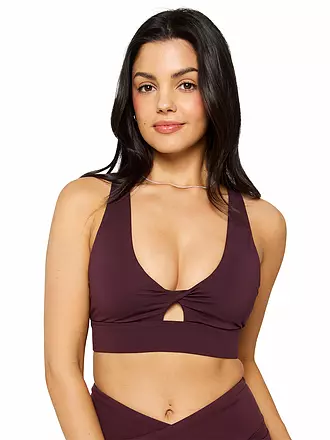 FABLETICS | Damen Sport-BH Oasis Twist Low Support | dunkelrot