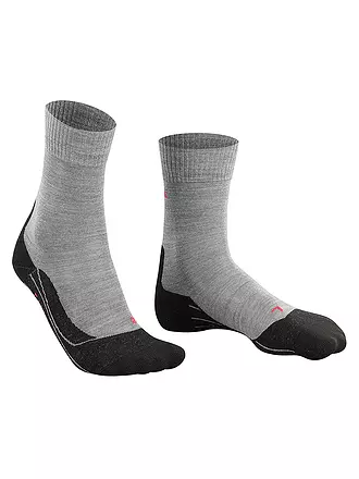 FALKE | Damen Trekking Socken TK5 Light Grey | grau