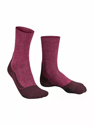 FALKE | Damen Wandersocken TK2 Wool | beere