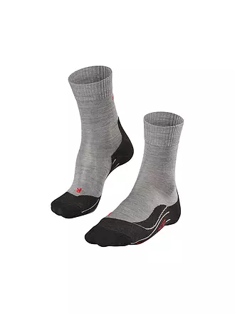 FALKE | Herren Trekking Socken TK5 Light Grey  | 