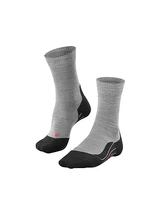 FALKE | Herren Trekking Socken TK5 Light Grey | grau