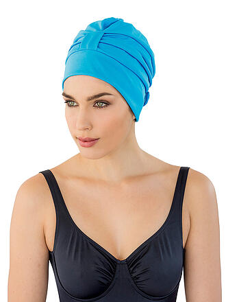 FASHY | Damen Leichtbadehaube mit Klettverschluss | schwarz