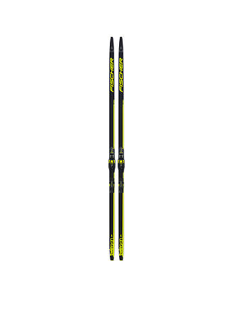 FISCHER | Langlaufski Set Twin Skin Pro Stiff + BDG Control Step-In | schwarz