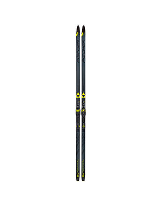 FISCHER | Langlaufski Set Twin Skin Superlite Stiff EF + BDG Control Step-In | schwarz