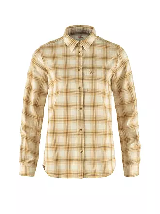 FJÄLLRÄVEN | Damen Blus Oevik Flannel | weiss