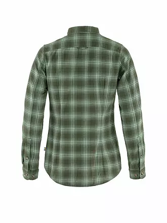 FJÄLLRÄVEN | Damen Blus Oevik Flannel | dunkelblau