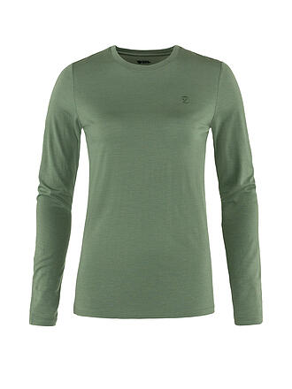 FJÄLLRÄVEN | Damen Funktionsshirt Abisko Wool | olive