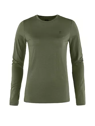 FJÄLLRÄVEN | Damen Funktionsshirt Abisko Wool | dunkelblau