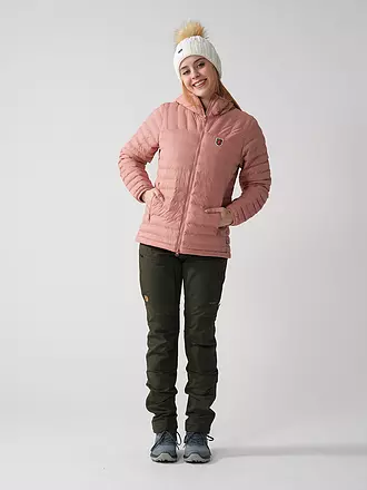 FJÄLLRÄVEN | Damen Isojacke Expedition Lätt Hoodie | rosa