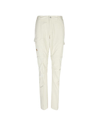 FJÄLLRÄVEN | Damen ZipOff Wanderhose Travellers MT | beige